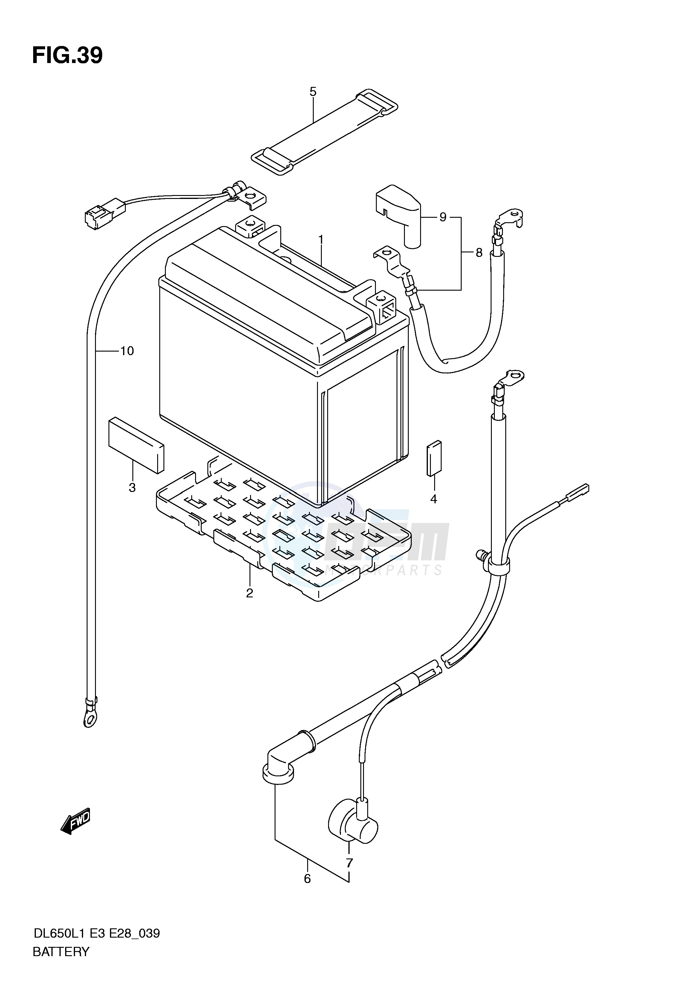 BATTERY (DL650L1 E33) image