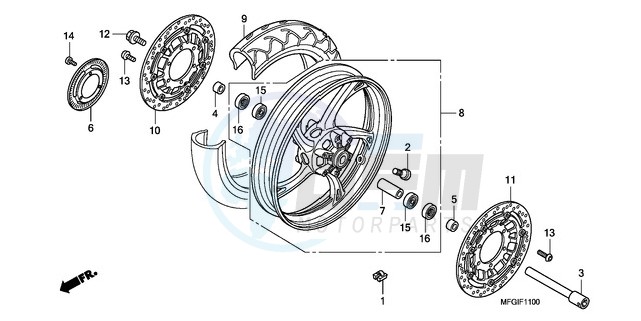 FRONT WHEEL image