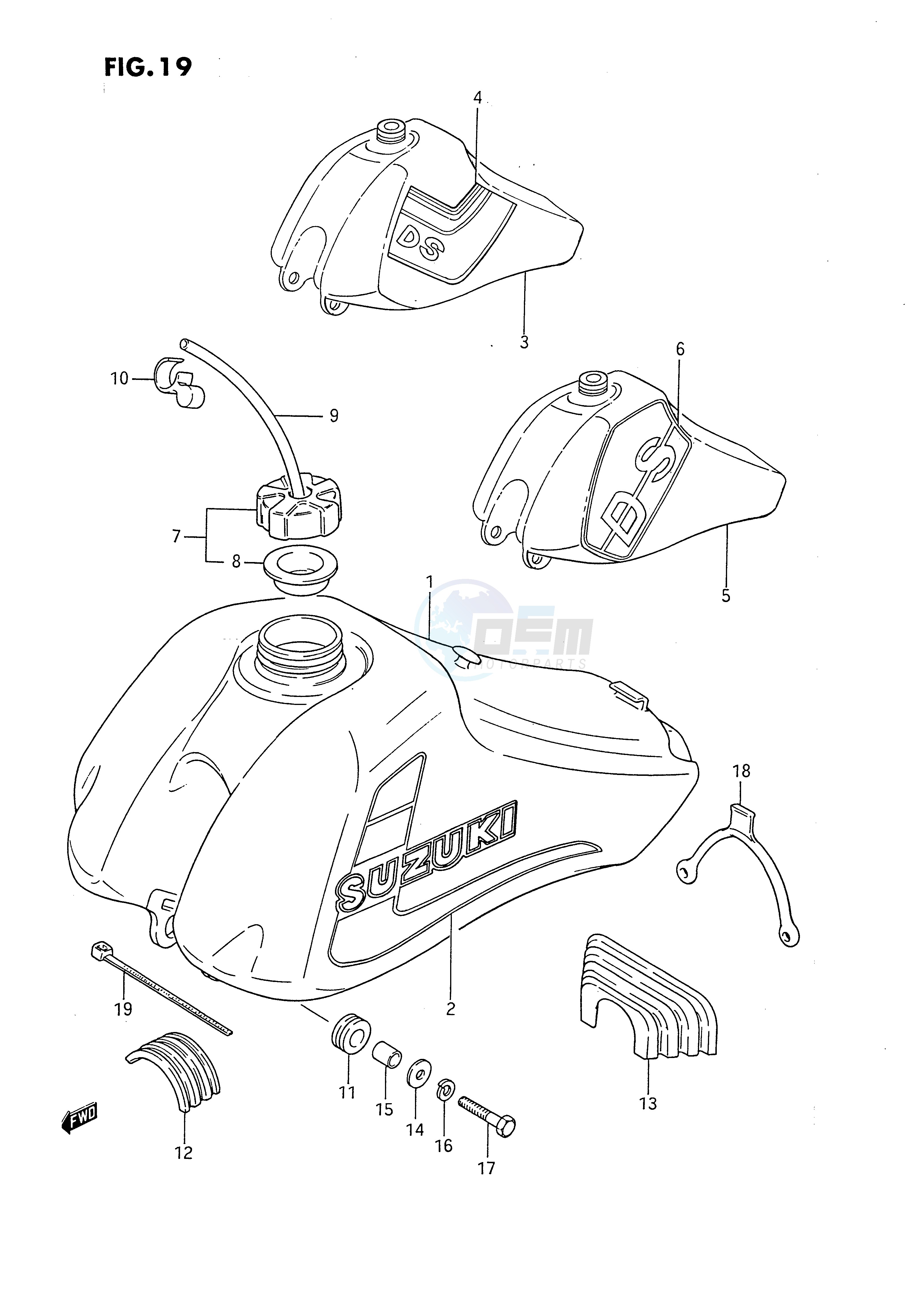 FUEL TANK (MODEL F G H) image