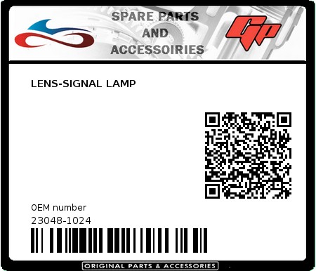 Product image:  - 23048-1024 - LENS-SIGNAL LAMP  0
