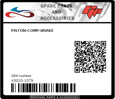 Product image:  - 43020-1079 - PISTON-COMP-BRAKE  0