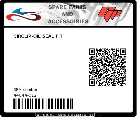 Product image:  - 44044-012 - CIRCLIP-OIL SEAL FIT  0