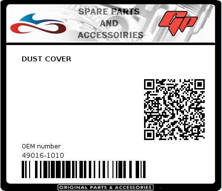 Product image:  - 49016-1010 - DUST COVER  0