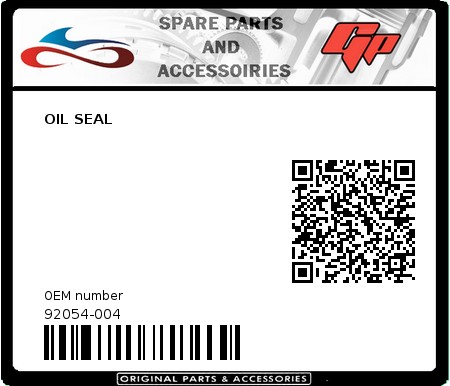 Product image:  - 92054-004 - OIL SEAL  0