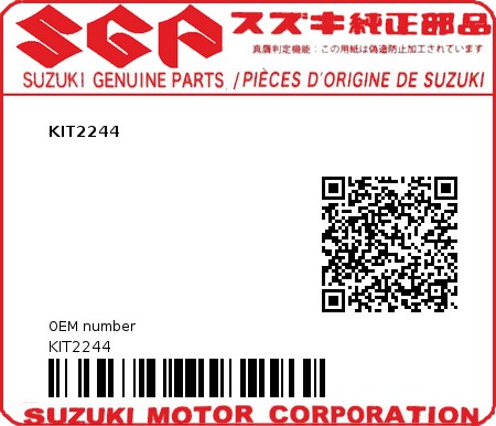 Product image: Suzuki - KIT2244 - KIT2244  0