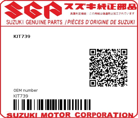 Product image: Suzuki - KIT739 - KIT739  0