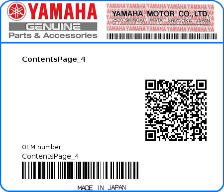 Product image: Yamaha - ContentsPage_4 - ContentsPage_4  0