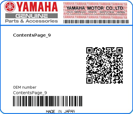 Product image: Yamaha - ContentsPage_9 - ContentsPage_9  0