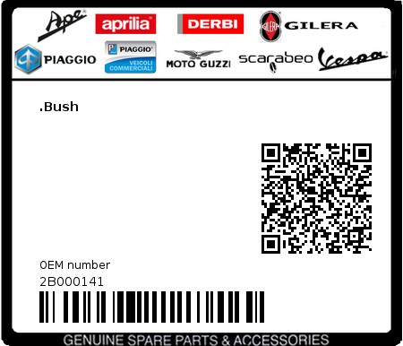 Product image: Moto Guzzi - 2B000141 - .Bush  0