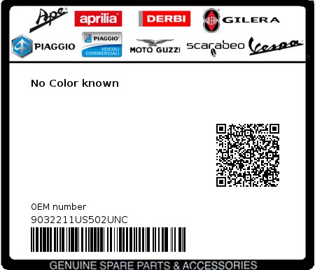 Product image: Moto Guzzi - 9032211US502UNC - No Color known  0