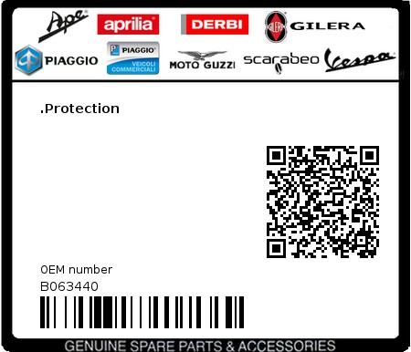 Product image: Moto Guzzi - B063440 - .Protection  0