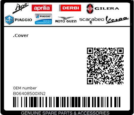Product image: Moto Guzzi - B06408500XN2 - .Cover  0