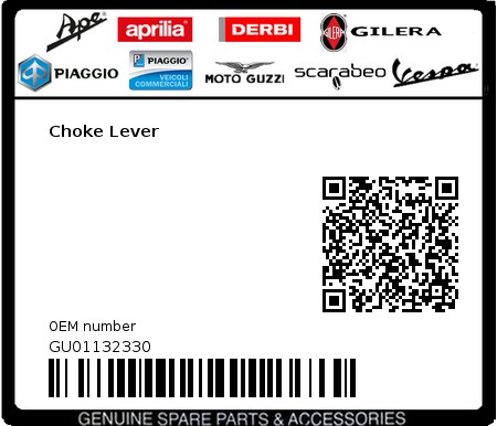 Product image: Moto Guzzi - GU01132330 - Choke Lever  0