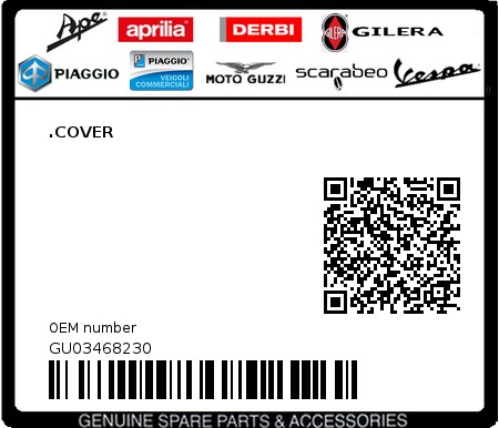 Product image: Moto Guzzi - GU03468230 - .COVER  0