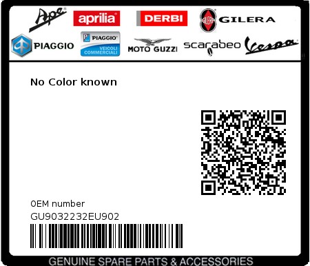 Product image: Moto Guzzi - GU9032232EU902 - No Color known  0