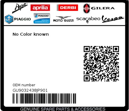 Product image: Moto Guzzi - GU9032438JP901 - No Color known  0