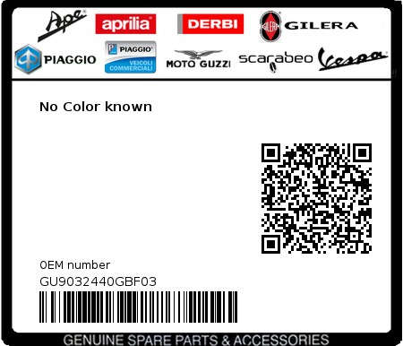 Product image: Moto Guzzi - GU9032440GBF03 - No Color known  0