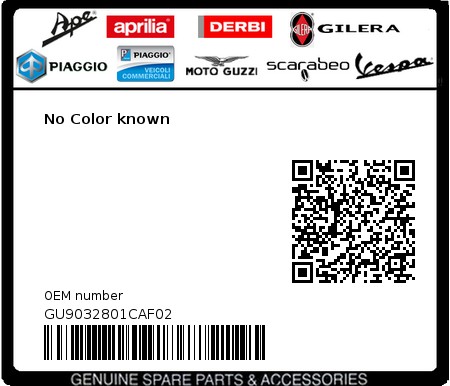 Product image: Moto Guzzi - GU9032801CAF02 - No Color known  0