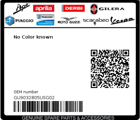 Product image: Moto Guzzi - GU9032805USG02 - No Color known  0