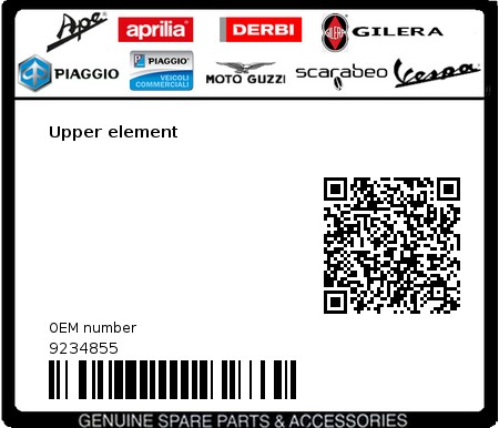 Product image: Gilera - 9234855 - Upper element  0