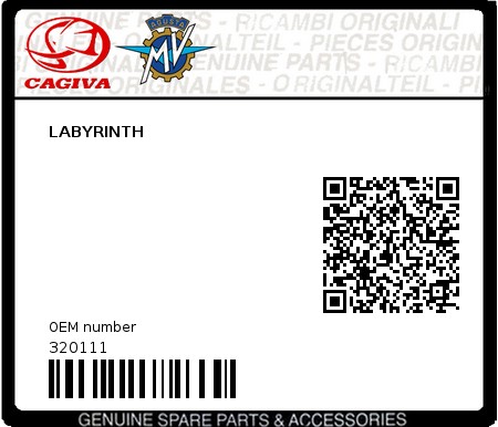 Product image: Cagiva - 320111 - LABYRINTH  0