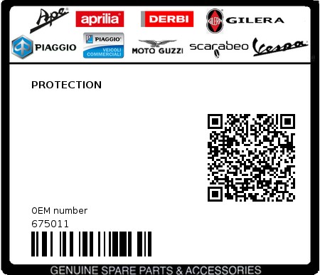 Product image: Piaggio - 675011 - PROTECTION  0