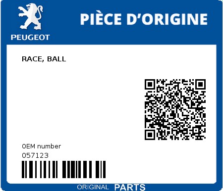 Product image: Peugeot - 057123 - RACE, BALL  0