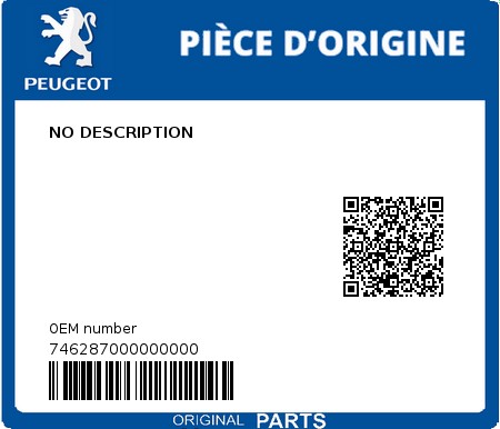 Product image: Peugeot - 746287000000000 - NO DESCRIPTION  0
