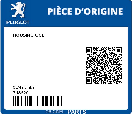 Product image: Peugeot - 748620 - HOUSING UCE  0