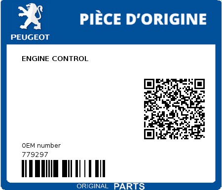 Product image: Peugeot - 779297 - ENGINE CONTROL  0