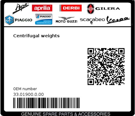 Product image: Beta - 33.01900.0.00 - Centrifugal weights  0