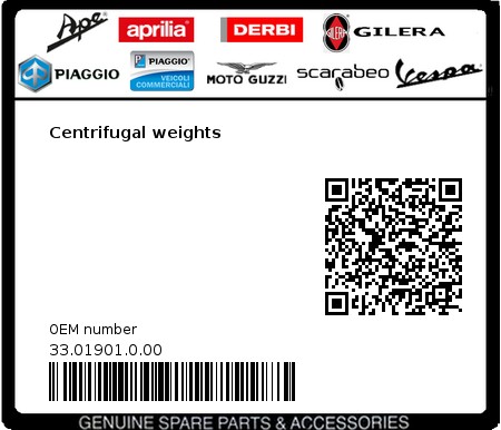 Product image: Beta - 33.01901.0.00 - Centrifugal weights  0
