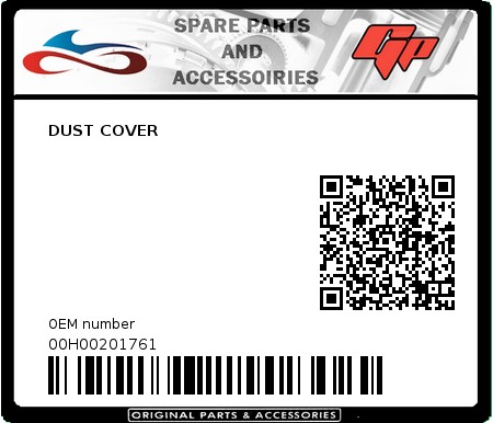 Product image: Derbi - 00H00201761 - DUST COVER   0