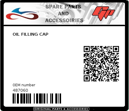 Product image: Derbi - 487060 - OIL FILLING CAP   0