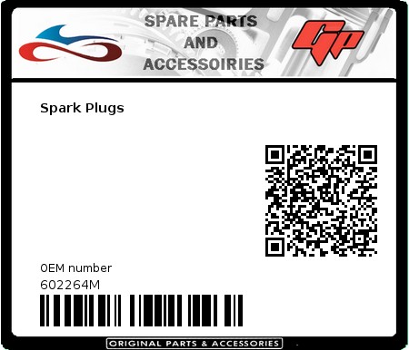 Product image: Derbi - 602264M - Spark Plugs  0