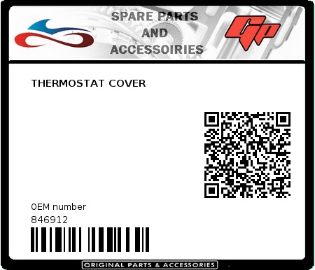 Product image: Derbi - 846912 - THERMOSTAT COVER  0