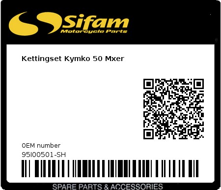 Product image: Sifam - 95I00501-SH - Kettingset Kymko 50 Mxer 