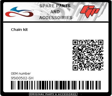 Product image: Kit chain - 95I00502-SH - Chain kit 