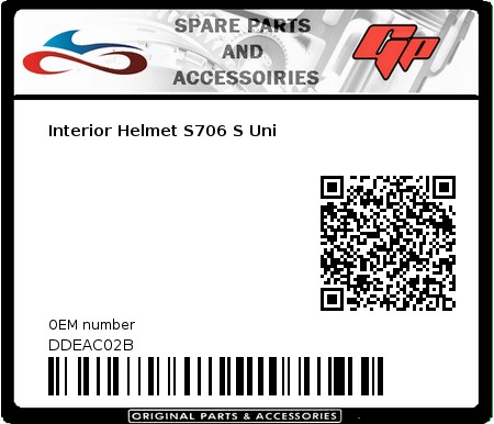 Product image: S-Line - DDEAC02B - Interior Helmet S706 S Uni 