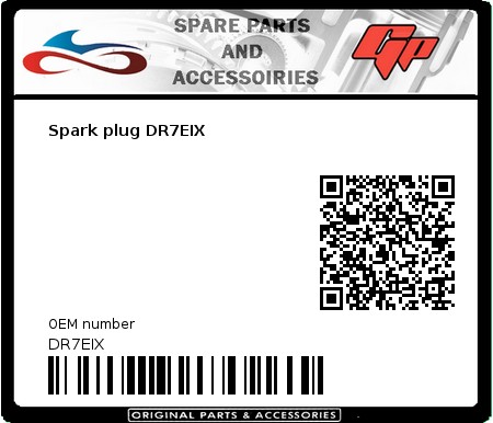 Product image: Ngk - DR7EIX - Spark plug DR7EIX  