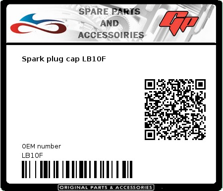 Product image: Ngk - LB10F - Spark plug cap LB10F    