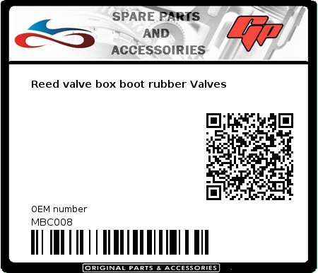 Product image: Athena - MBC008 - Reed valve box boot rubber Valves 