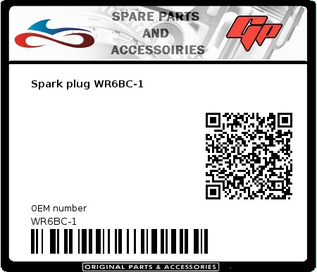 Product image: Bosch - WR6BC-1 - Spark plug WR6BC-1  