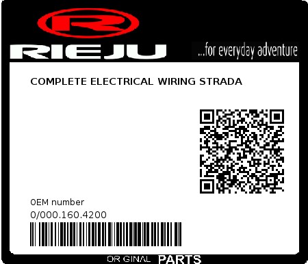 Product image: Rieju - 0/000.160.4200 - COMPLETE ELECTRICAL WIRING STRADA  0