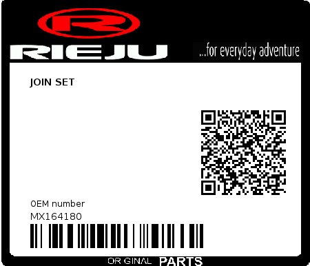 Product image: Rieju - MX164180 - JOIN SET  0