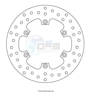 Product image: Sifam - DIS5013 - Brake Disc Rieju Ø220x125x108  Mounting holes 6xØ6 Disk Thickness 3 