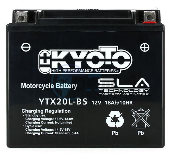 Product image: Kyoto - 512340 - Battery  YTX20L-BS SLA-AGM - Without Acid. Ready to Use  0