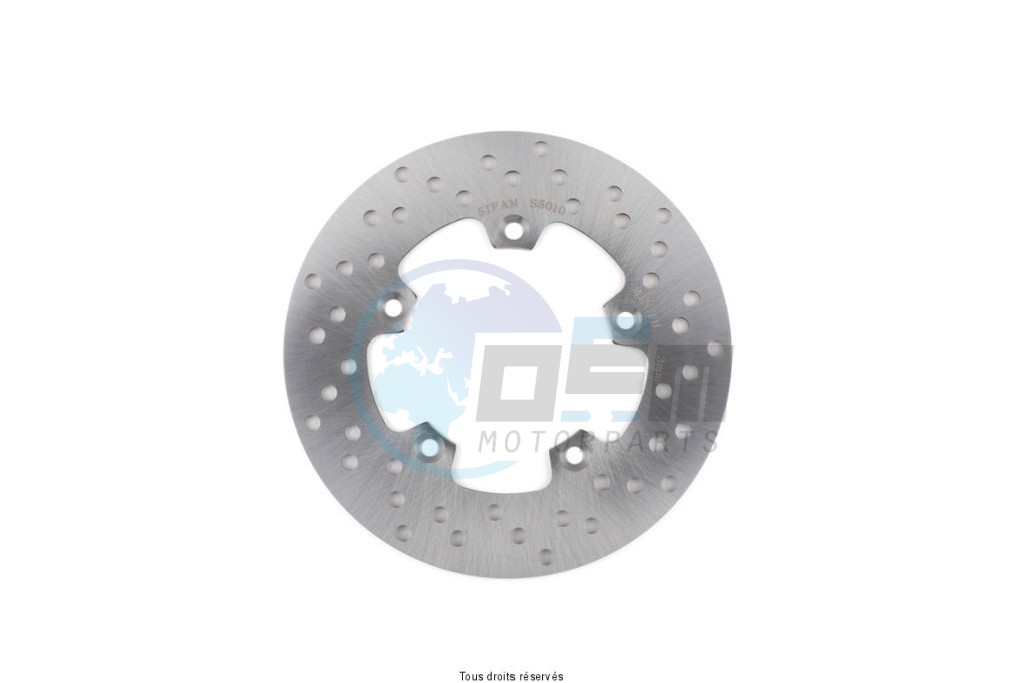 Product image: Sifam - DIS5010 - Brake Disc Aprilia  Ø220x102  Mounting holes 5xØ8,5 Disk Thickness 4  1