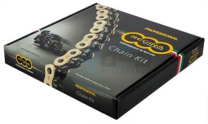 Product image: Regina - KT022 - Chain kit  TRIUMPH BONNEVILLE 800 01-04 - Gear ratio Original 17/43 - 525 ZRT 