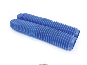 Product image: Divers - SOU1001 - Front Fork Inner Tube protector Blue Ø: 43/45mm - Length: 370mm   